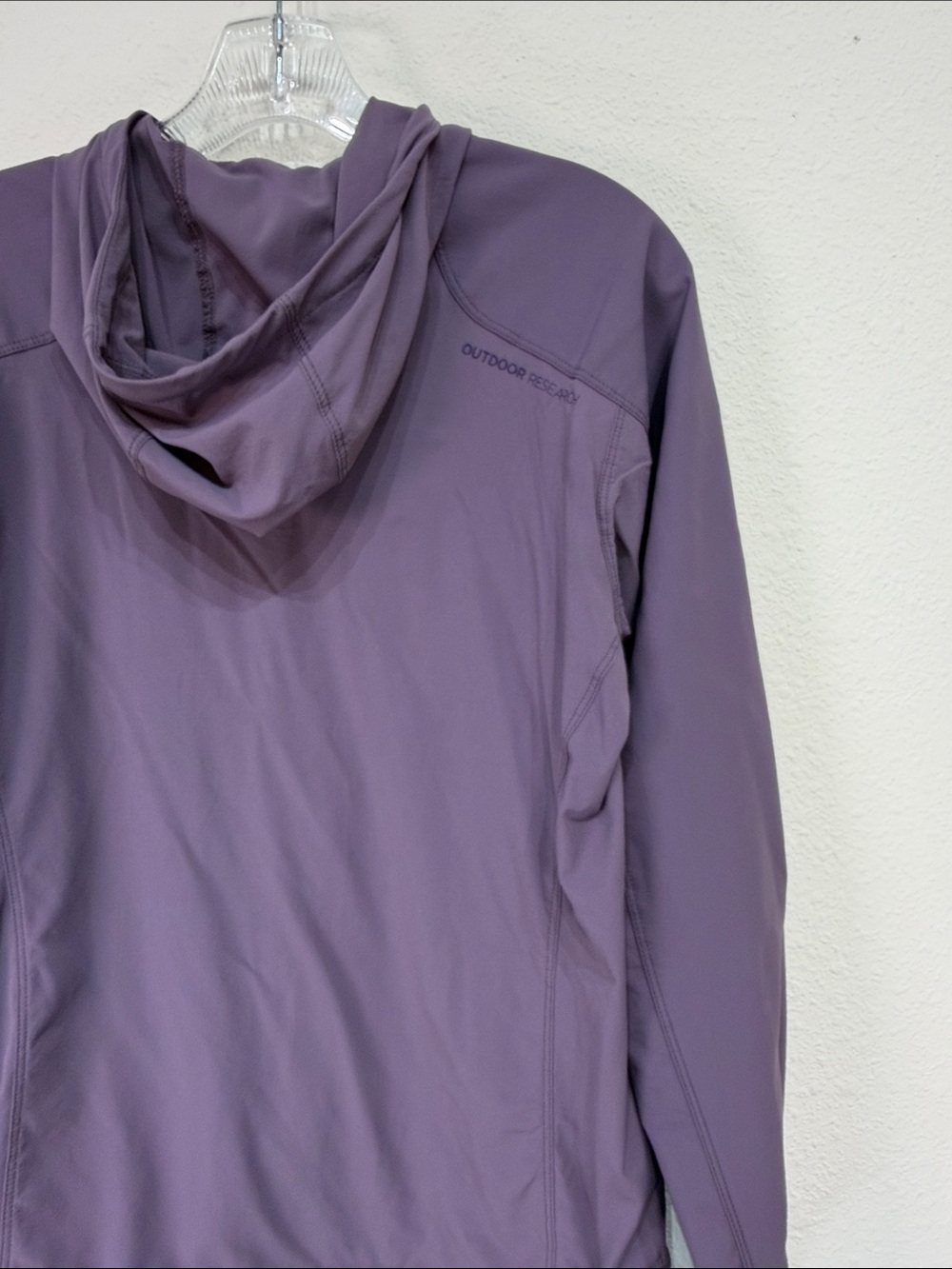 Outdoor Research nylon performance hoodie Small petite in purple - Picture 5 of 9